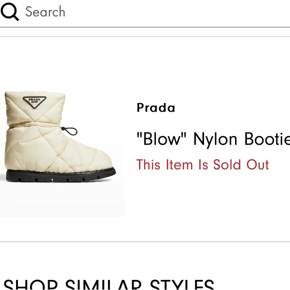 PRADA “Blow” nylon bootie - Picture 1 of 10